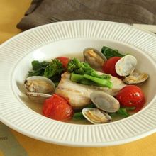 【フライパンでつくる】菜の花の和風アクアパッツア