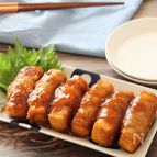 【絹揚げの豚巻き生姜焼き】めちゃめちゃ美味しい♪