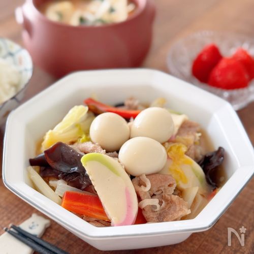 ヘルシー八宝菜【油不使用で満足度はそのまま！】