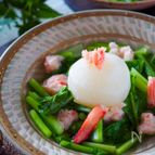 レンジで5分＊丸ごとかぶのとろみカニあんかけ#温まります