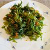 puricoの作ってみた!投稿(春菊と桜エビのかき揚げ【衣少なめ・糖質オフ】)