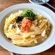ワンパン！魅惑のシャキとろ食感♪【明太とろろパスタ】