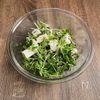 3分で作れるスピード副菜「豆腐と豆苗の柚子胡椒昆布和え」の工程1