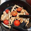 鶏むね肉とトマトの彩りパスタの工程4