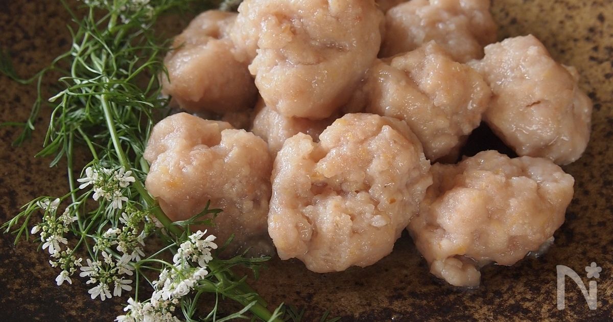 ぷりぷり肉団子・ジャパニーズ受け（卵不使用） | レシピサイトNadia