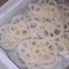 シャキシャキれんこん入り照り焼きつくねの下準備