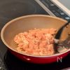 10分で完成！とろ〜り【鶏そぼろあんかけ丼】の工程2