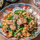 【豚肉のにらたま炒め】食欲全開！