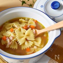 お腹も大満足♪心も体も温まる「スープパスタ」