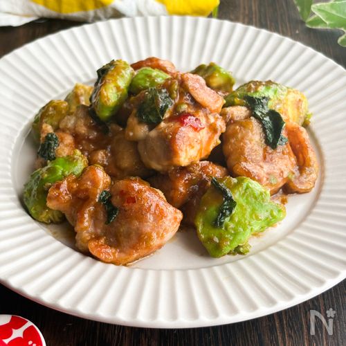 『和風アジアン♪』鶏肉とアボカドのスイチリ醤油炒め