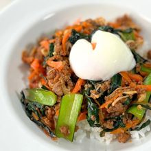 そぼろと野菜のビビンバ