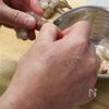 海老とトマトの旨塩ニンニクふわとろ玉子炒め♪の工程1