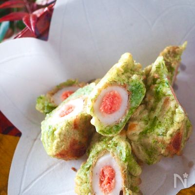 フライパンで簡単＊あけぼのちくわの磯辺焼き