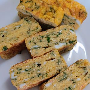 まゆのの作ってみた!投稿(【卵焼き】お弁当にも◎明太子と青じそのだし巻き)