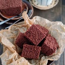 レンジで5分♪濃厚ふわふわチョコ蒸しパン