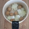 ほっこり優しい♡肉だんごと白菜のコンソメスープの工程2