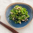 【爆速おかず】黒オリーブとピーマンのツナ和え