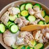 鶏肉とズッキーニのマスタードクリーム煮の工程2
