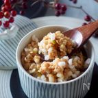 【レンジで簡単】アレンジ万能＊プチプチもち麦入り肉味噌