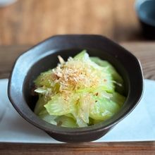 セロリのおひたし