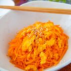 食材2つ！お箸が止まらない＊基本の人参しりしり