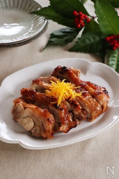 鶏の柚子照り焼き