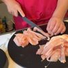 生白菜が甘い！甘酢鶏の工程2