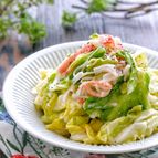 【らくレピ】ポリ袋で！やみつきカニカマ春キャベツ