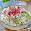 【トマトとアボカドのレモン洋風白和え】うどんスープで超簡単!の工程5