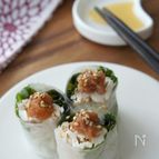 さっぱりヘルシーな生春巻き
