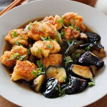 『鶏もも肉となすの煮浸し』じんわり染みる♪和のおかず☆