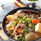 【これ1品でOKおかずスープ】ヘルシー食物繊維たっぷりかす汁