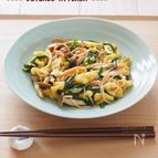 【節約＆ヘルシー】しっとり。具だくさんかに玉風オムレツ