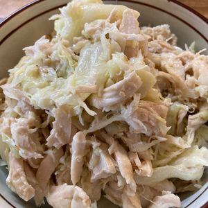 くだもの大好き🧡の作ってみた!投稿(やみつき副菜☆キャベツとささみの胡麻醤油ガーリック)