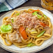 子どもウケ抜群♪【コクうま焼きうどん】