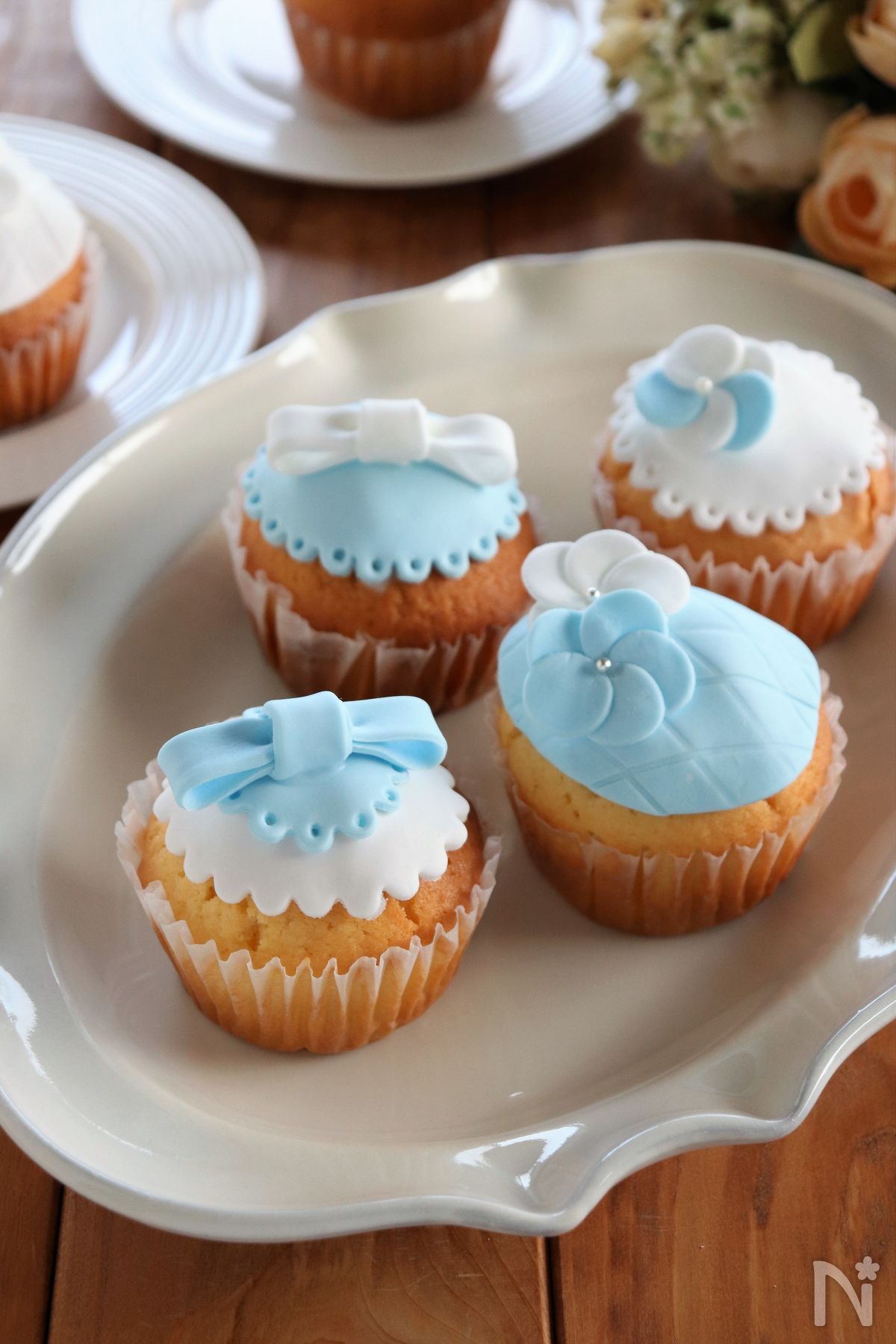 友チョコのお返しに マシュマロフォンダント でスイーツをかわいくデコろう レシピサイトnadia