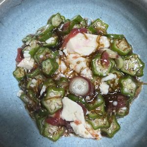 ゆっこの作ってみた!投稿(夏バテ防止に！旨さっぱり♪【豆腐とオクラの梅もずく】)