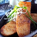 お肉じゃないのに大満足＊ヘルシー長芋のステーキバターしょうゆ