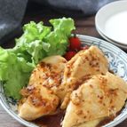 コク旨だれで大満足♡ささみのチーズサンド粒マスタード照り焼き