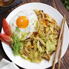 チキンとキャベツの簡単カレー炒め