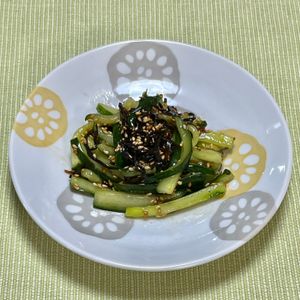 キャピタンの作ってみた!投稿(【きゅうりの塩昆布サラダ】ぱぱっと出来る/簡単/美味しい)