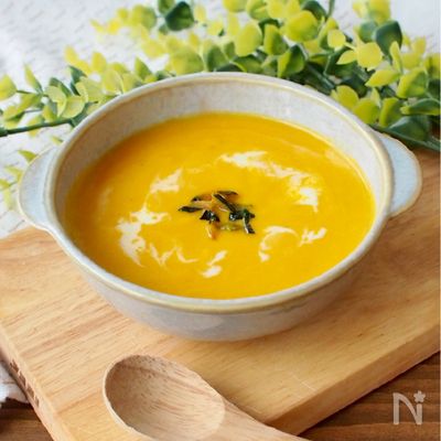 【優しい味】カボチャの和風ポタージュ