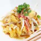 ピリ辛豚もやし炒め