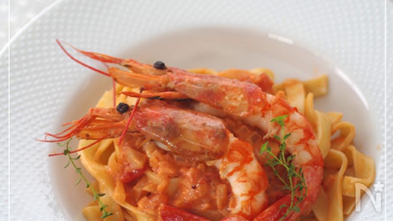 赤海老のトマクリームパスタ By お天気ママ 食養生研究家 レシピサイト Nadia ナディア プロの料理家のおいしいレシピ