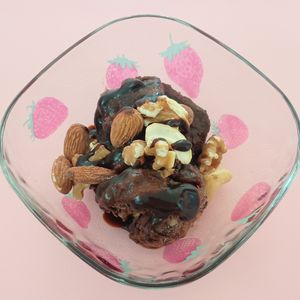 milkの作ってみた!投稿(揉むだけ簡単♩チョコバナナアイス)