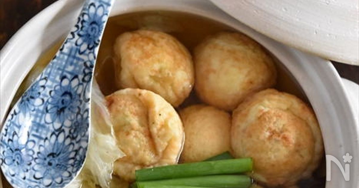 スープがしみ込んだ♪ふわとろ♡たこ焼き鍋
