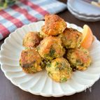 【厚揚げとセロリの葉で作るコロコロ唐揚げ】節約/あと一品
