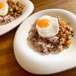 ゆかりの作ってみた!投稿(和風ガパオライス【#作り置き#冷凍保存#ナンプラー不使用】)