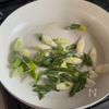 牡蠣と長ねぎとお餅のグラタンの工程2