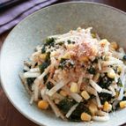 大根とわかめとコーンのごまポンサラダ